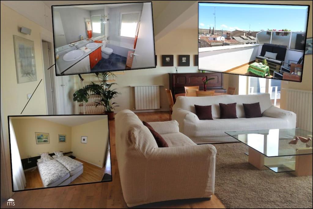 Apartmán Atico Centro Logrono Vistas Y Garaje Exteriér fotografie